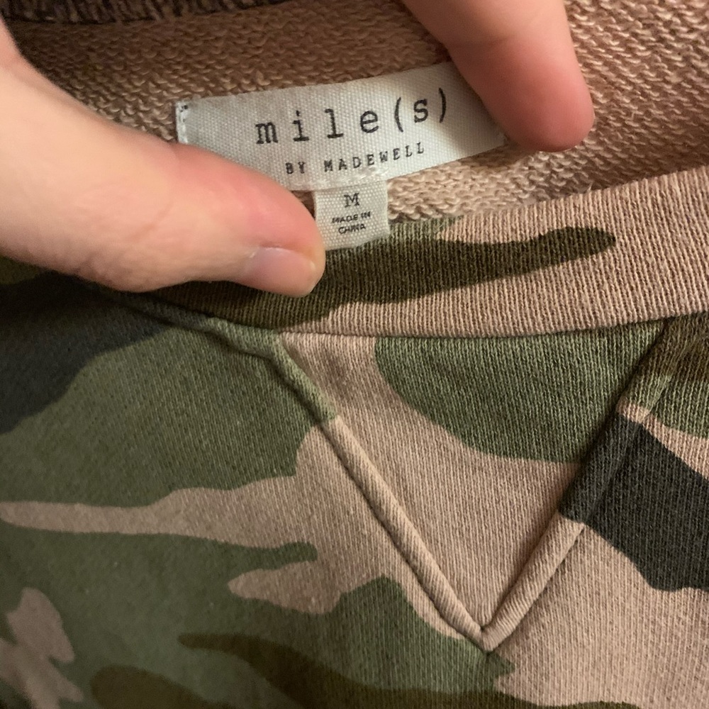 Madewell Camo Sweatshirt
